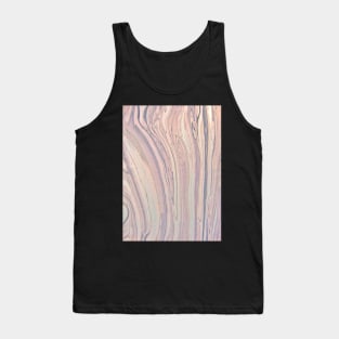 PASTEL PINK GREY PEACH MARBLE WITH GOLD AND GLITTER Tank Top